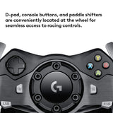 Logitech G920 Dual-Motor Feedback Driving Force Racing Wheel with Responsive Pedals for Xbox One
