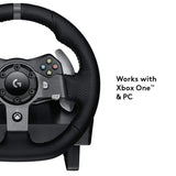 Logitech G920 Dual-Motor Feedback Driving Force Racing Wheel with Responsive Pedals for Xbox One