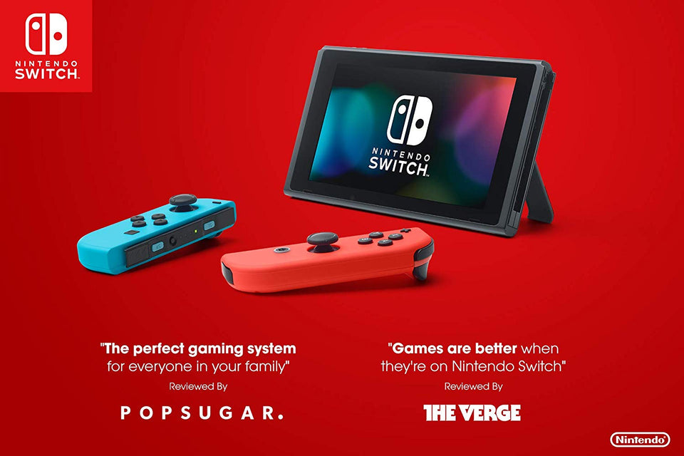 Nintendo Switch – Neon Red and Neon Blue Joy-Con
